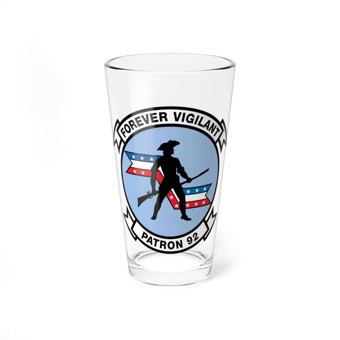 VP 92 Forever Vigilant Patron 92 (U.S. Navy) Pint Glass 16oz 16oz - Go Mug Yourself