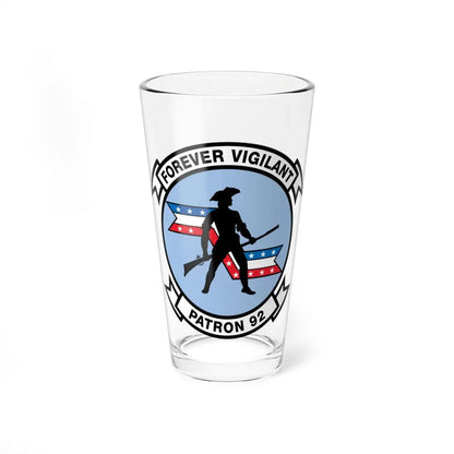VP 92 Forever Vigilant Patron 92 (U.S. Navy) Pint Glass 16oz 16oz - Go Mug Yourself