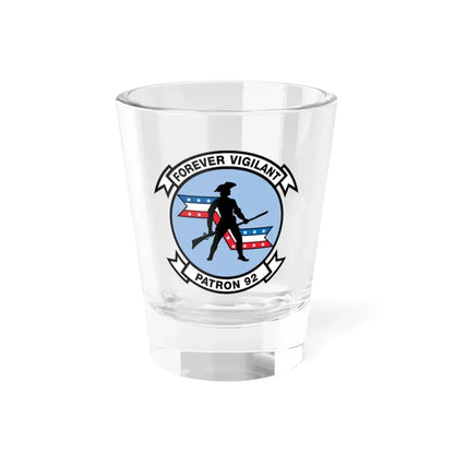VP 92 Forever Vigilant Patron 92 (U.S. Navy) Shot Glass 1.5oz 1.5oz - Go Mug Yourself
