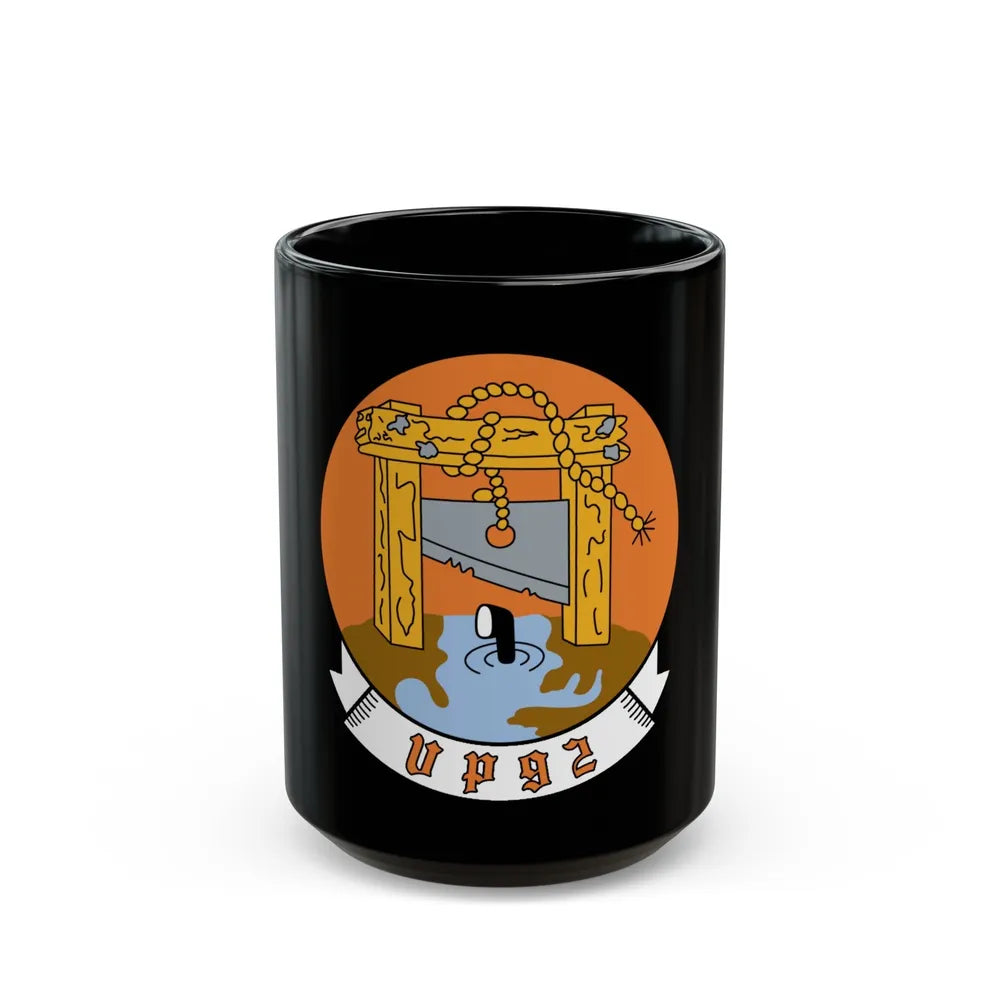 VP 92 Minutemen (U.S. Navy) Black Coffee Mug-15oz-Go Mug Yourself