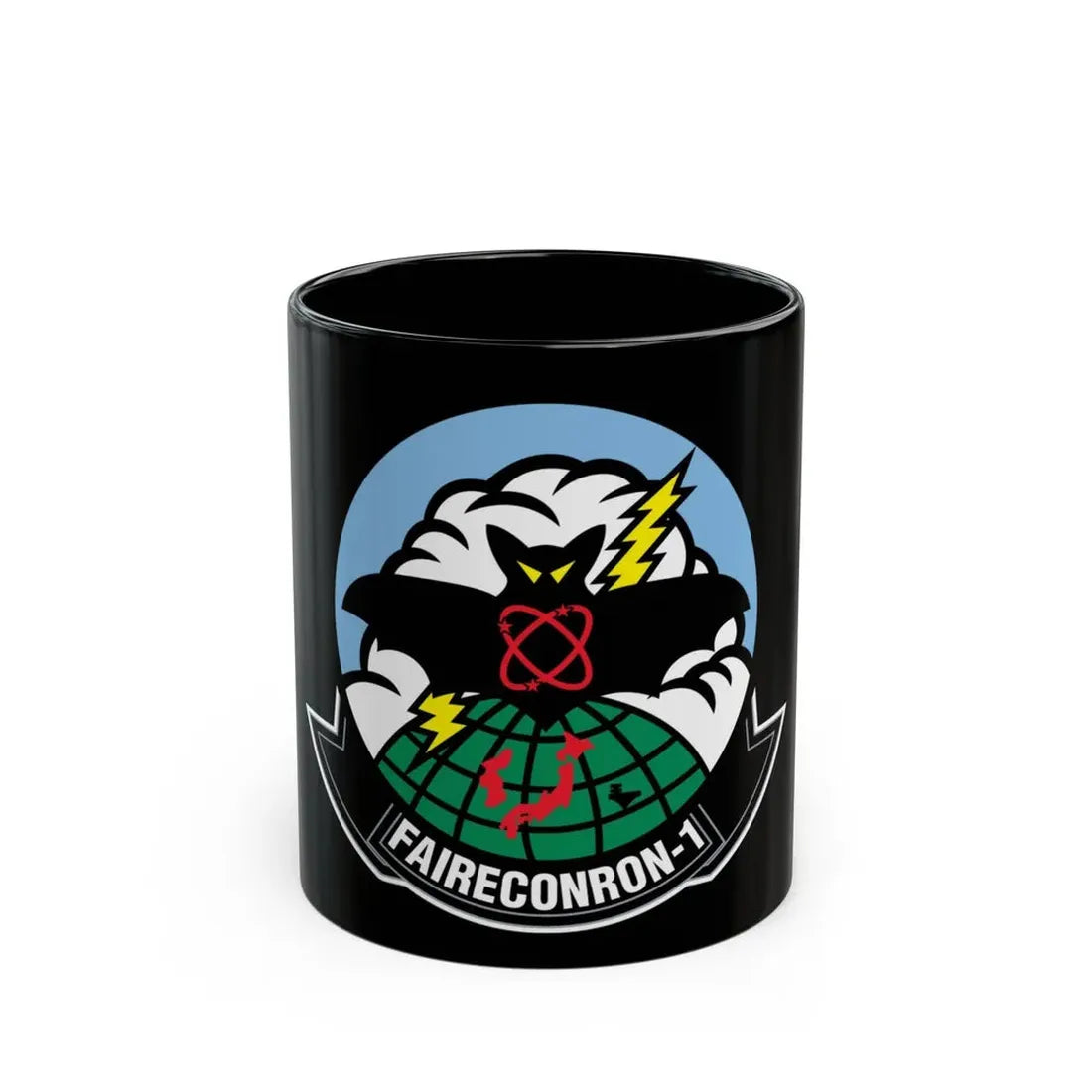 VQ 1 FAIRECONRON 1 World Watchers (U.S. Navy) Black Coffee Mug 11oz - Go Mug Yourself