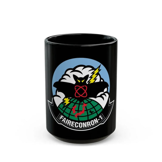 VQ 1 FAIRECONRON 1 World Watchers (U.S. Navy) Black Coffee Mug 15oz - Go Mug Yourself