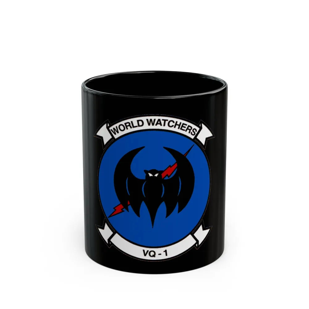 VQ 1 World Watchers v2 (U.S. Navy) Black Coffee Mug-11oz-Go Mug Yourself