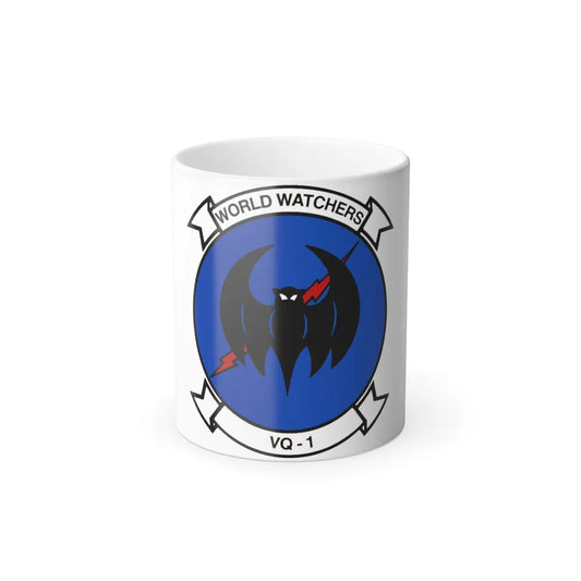 VQ 1 World Watchers v2 (U.S. Navy) Color Changing Mug 11oz-11oz-Go Mug Yourself