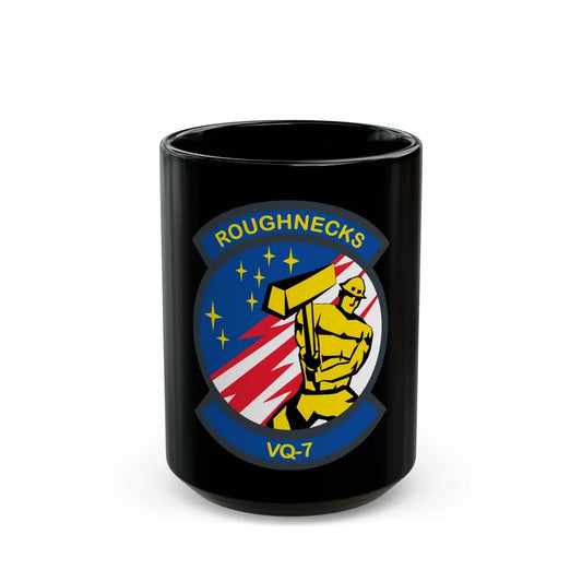 VQ 7 Roughnecks (U.S. Navy) Black Coffee Mug-15oz-Go Mug Yourself