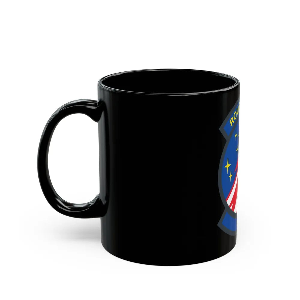 VQ 7 Roughnecks (U.S. Navy) Black Coffee Mug-Go Mug Yourself