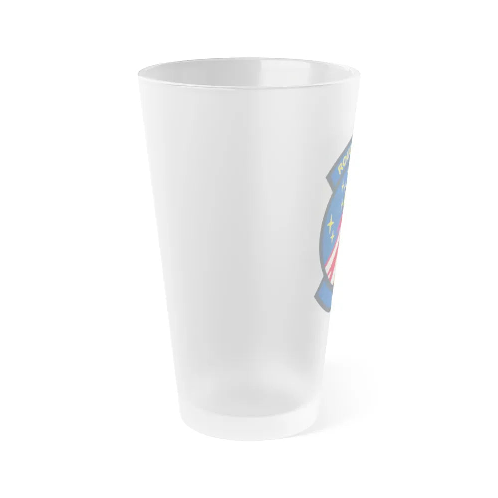 VQ 7 Roughnecks (U.S. Navy) Frosted Pint Glass 16oz-Go Mug Yourself