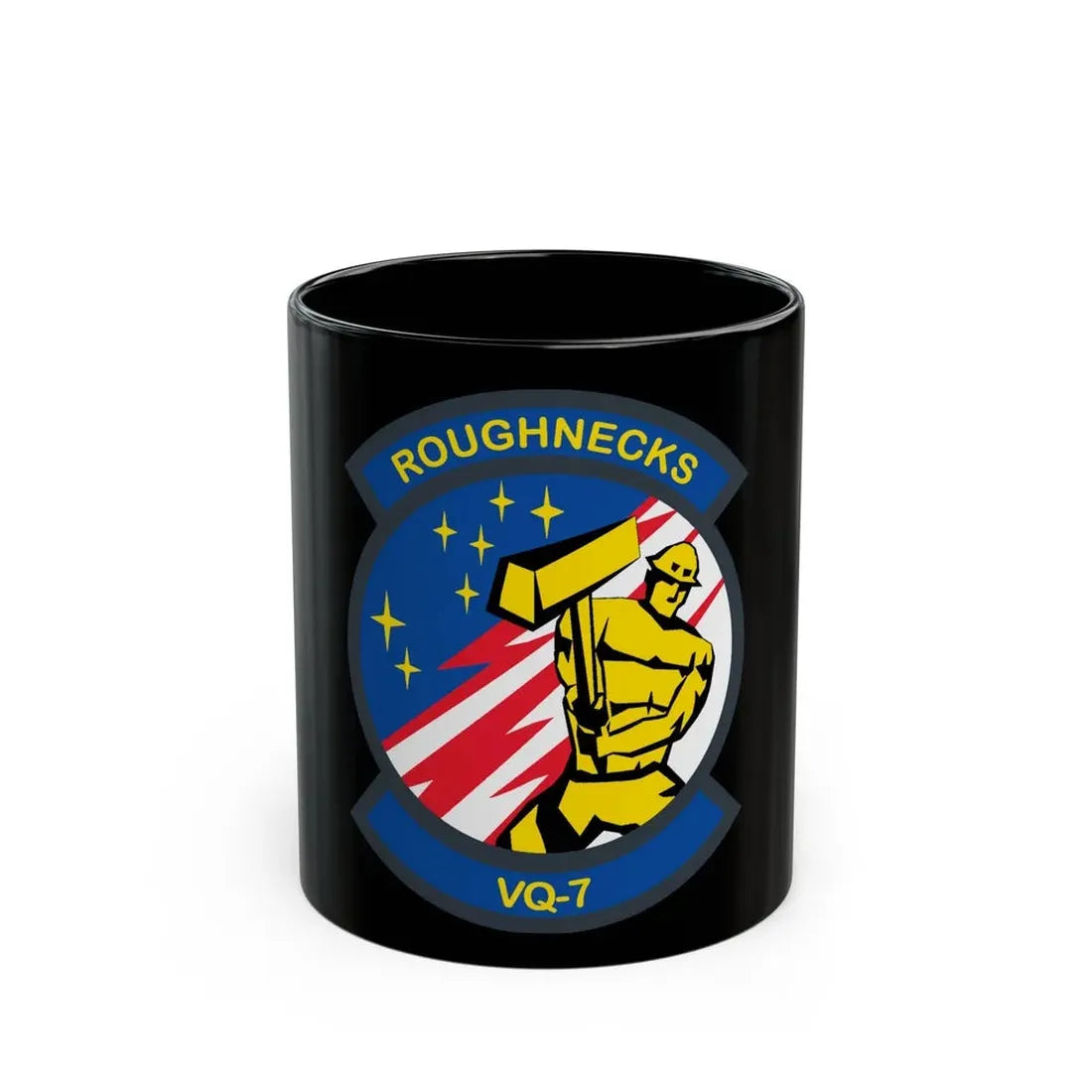 VQ 7 Roughnecks (U.S. Navy) Black Coffee Mug 11oz - Go Mug Yourself