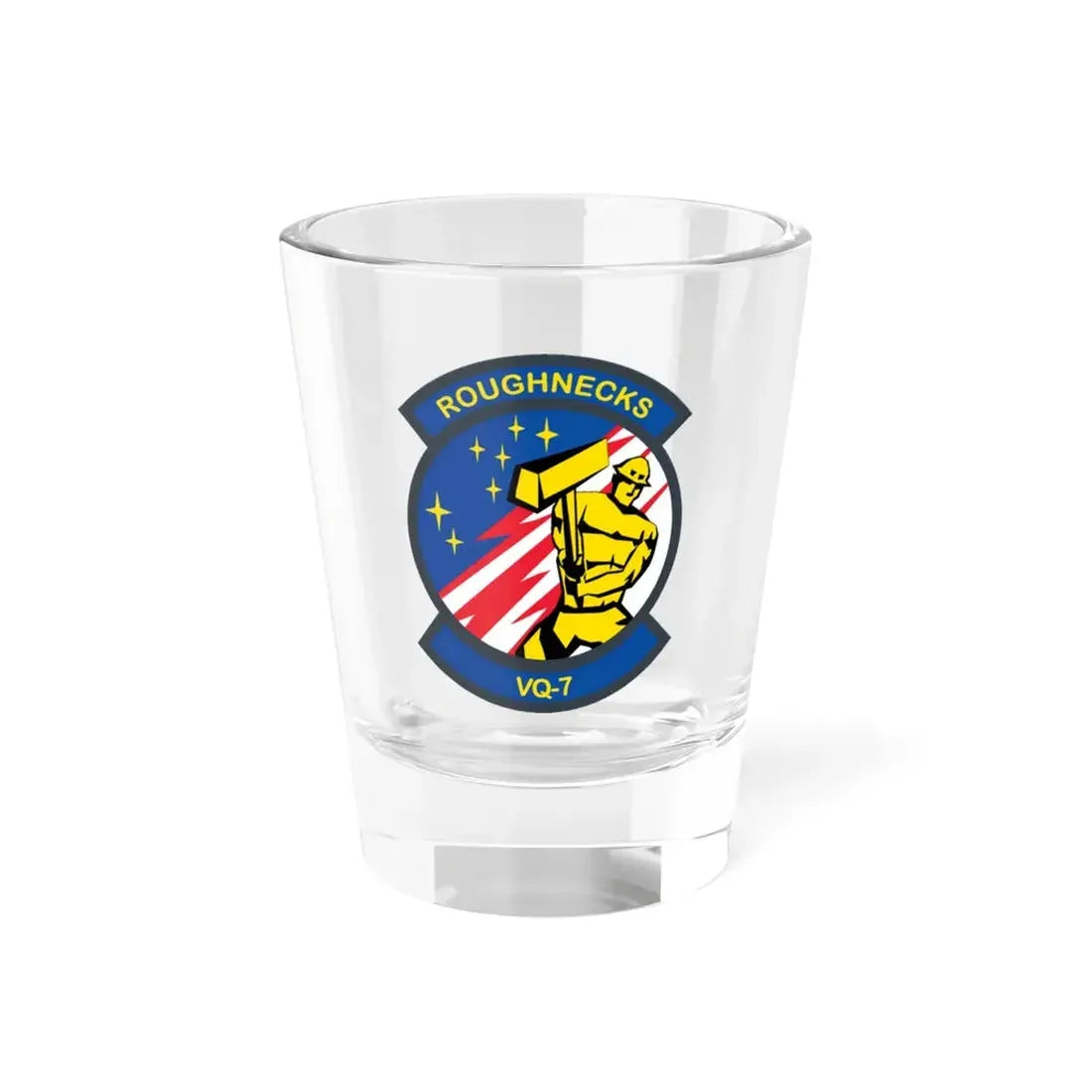 VQ 7 Roughnecks (U.S. Navy) Shot Glass 1.5oz 1.5oz - Go Mug Yourself