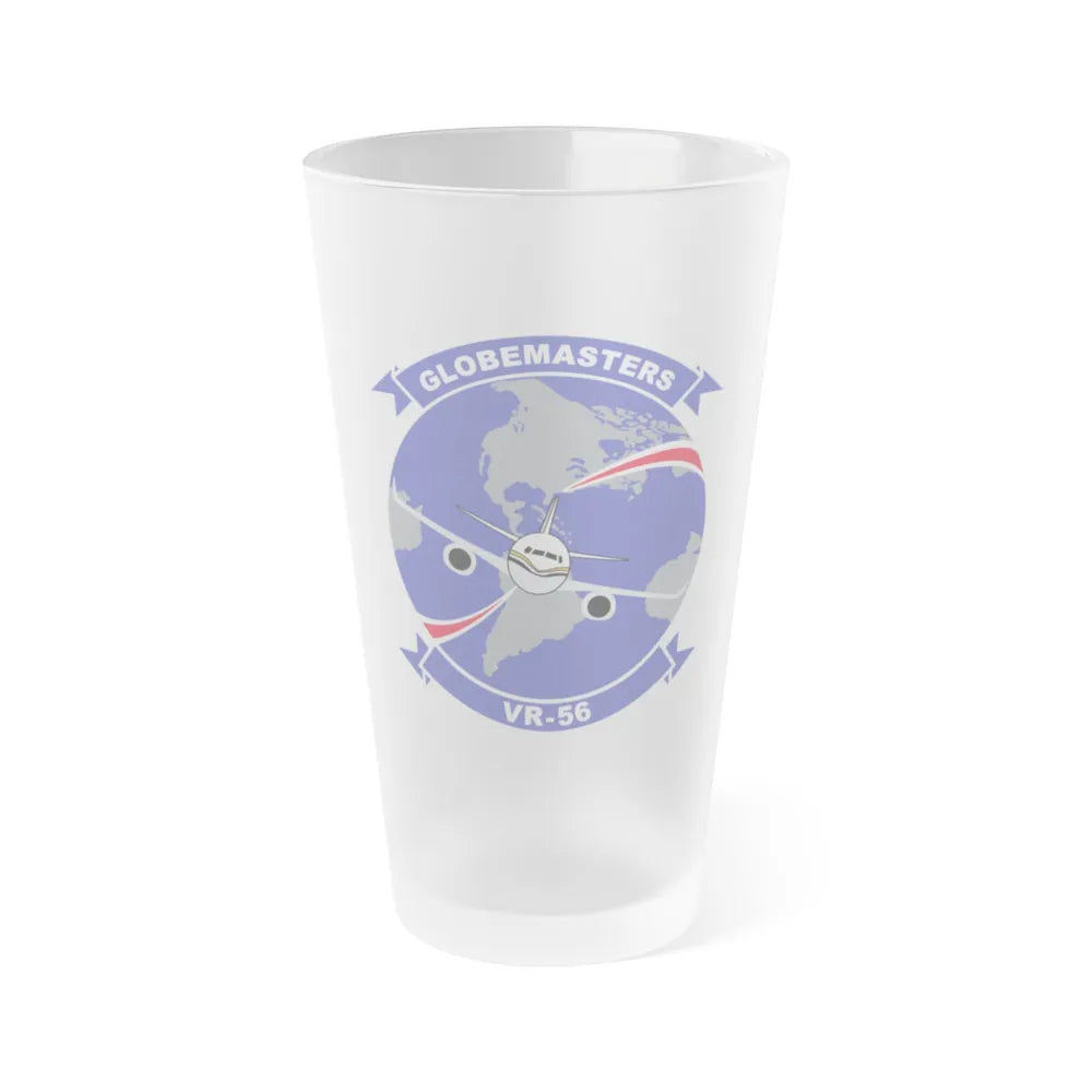 VR 56 Globemasters (U.S. Navy) Frosted Pint Glass 16oz-Go Mug Yourself