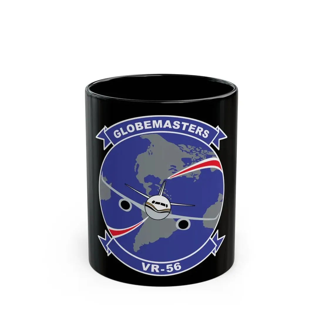 VR 56 Globemasters (U.S. Navy) Black Coffee Mug 11oz - Go Mug Yourself