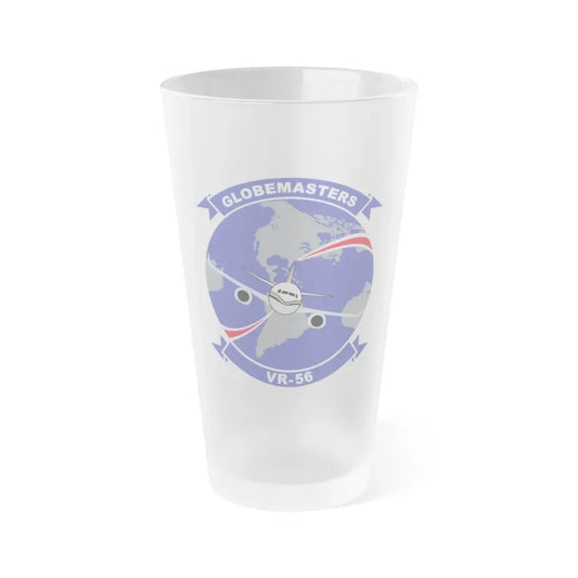VR 56 Globemasters (U.S. Navy) Frosted Pint Glass 16oz Default Title - Go Mug Yourself