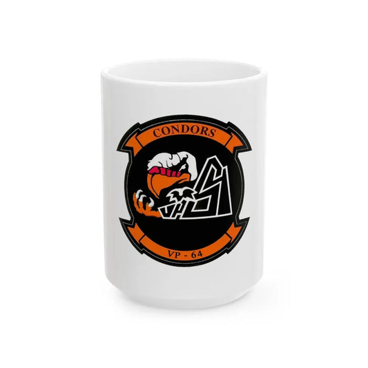 VR 64 Condors (U.S. Navy) White Coffee Mug-15oz-Go Mug Yourself