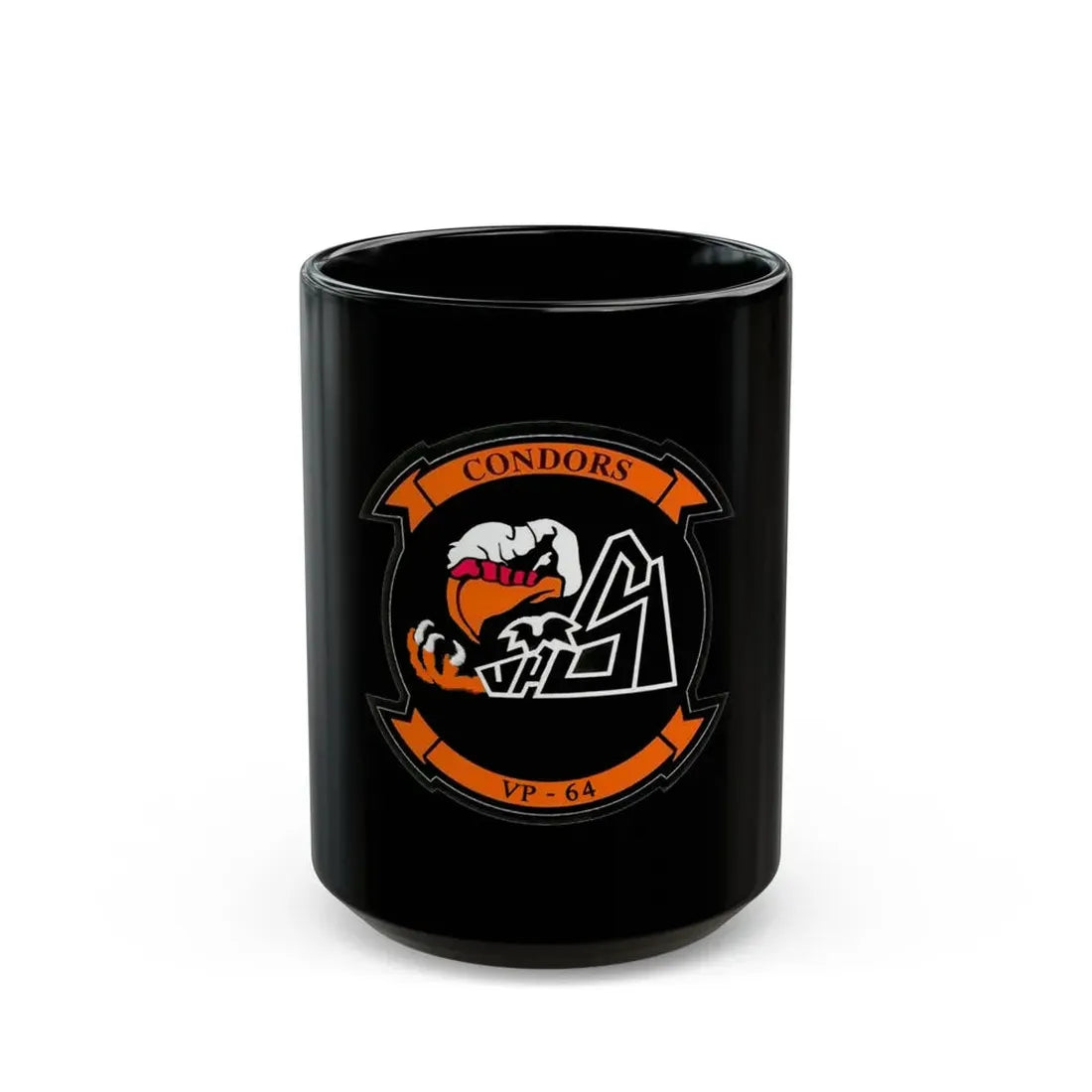 VR 64 Condors (U.S. Navy) Black Coffee Mug 15oz - Go Mug Yourself