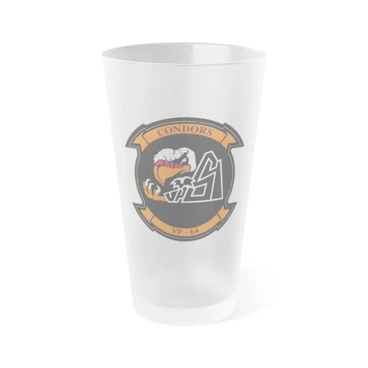 VR 64 Condors (U.S. Navy) Frosted Pint Glass 16oz Default Title - Go Mug Yourself