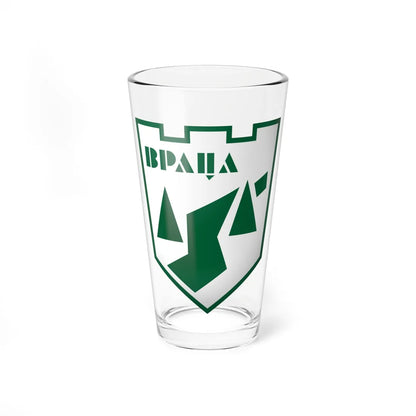 Vratsa-coat-of-arms (Bulgaria) (Coat of Arms) Pint Glass 16oz 16oz - Go Mug Yourself