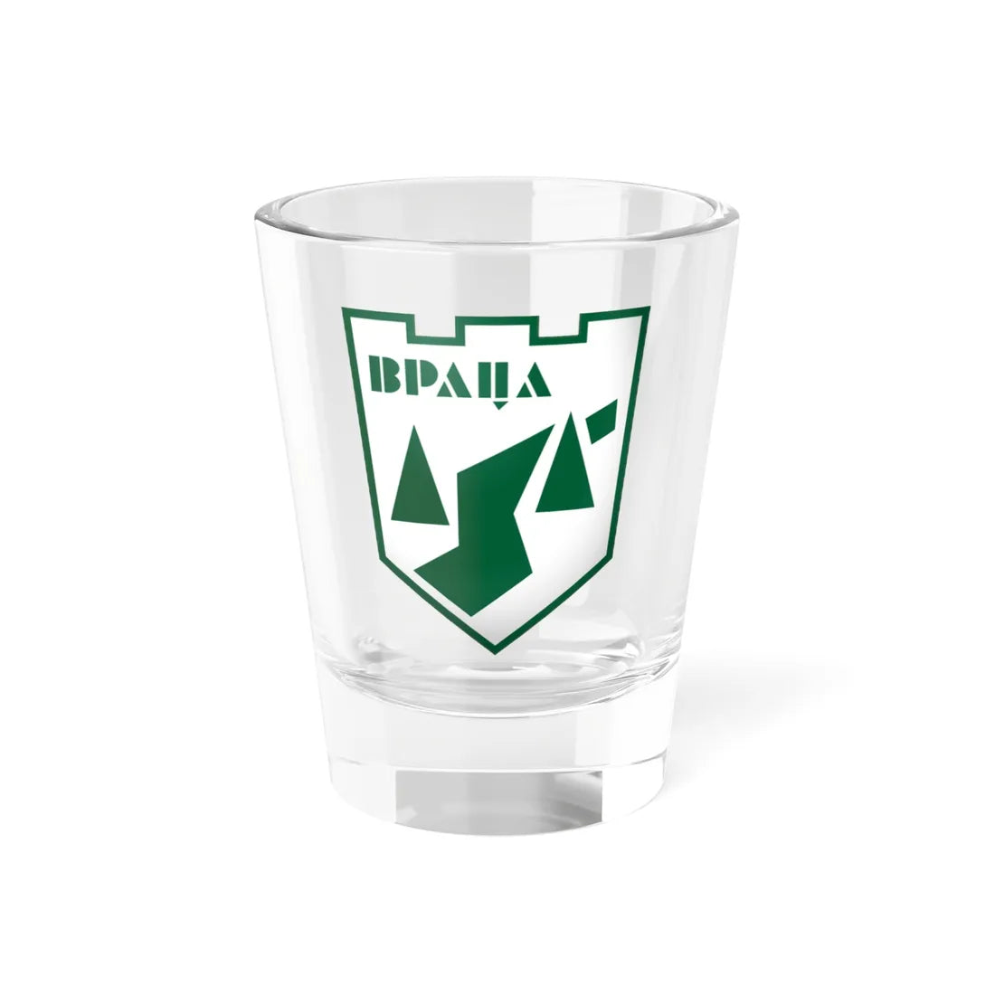 Vratsa-coat-of-arms (Bulgaria) (Coat of Arms) Shot Glass 1.5oz 1.5oz - Go Mug Yourself