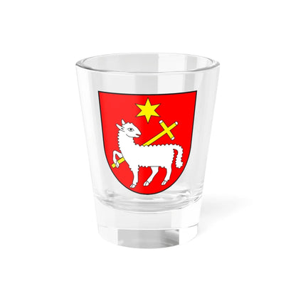 Vrin wappen (Switzerland) (Coat of Arms) Shot Glass 1.5oz 1.5oz - Go Mug Yourself