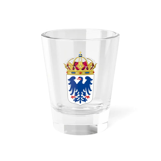 Värmlands läns vapen crowned (Sweden) (Coat of Arms) Shot Glass 1.5oz 1.5oz - Go Mug Yourself
