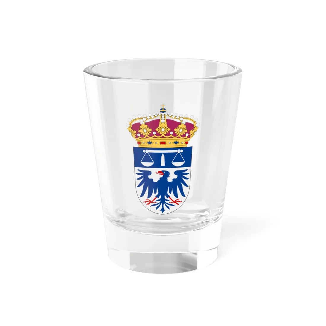 Värmlands tingsrätt vapen (Sweden) (Coat of Arms) Shot Glass 1.5oz 1.5oz - Go Mug Yourself