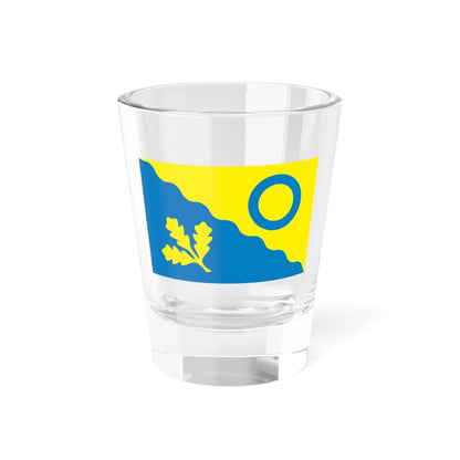Võru valla lipp (Estonia) Shot Glass 1.5oz 1.5oz - Go Mug Yourself