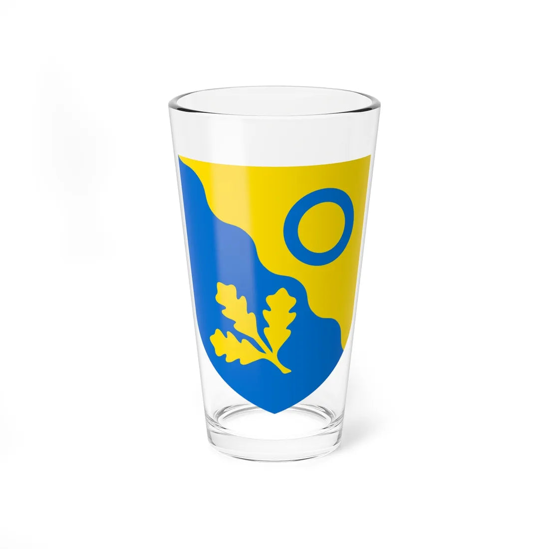 Võru valla vapp 2017 (Estonia) (Coat of Arms) Pint Glass 16oz 16oz - Go Mug Yourself