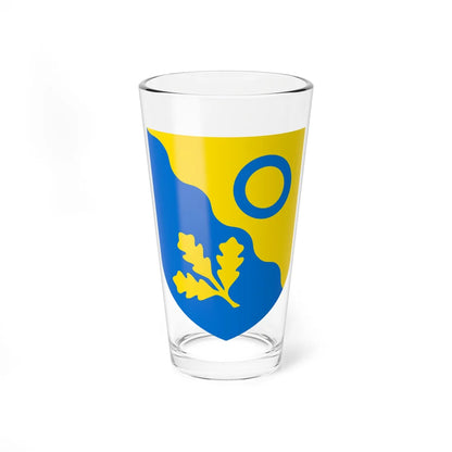 Võru valla vapp 2017 (Estonia) (Coat of Arms) Pint Glass 16oz 16oz - Go Mug Yourself