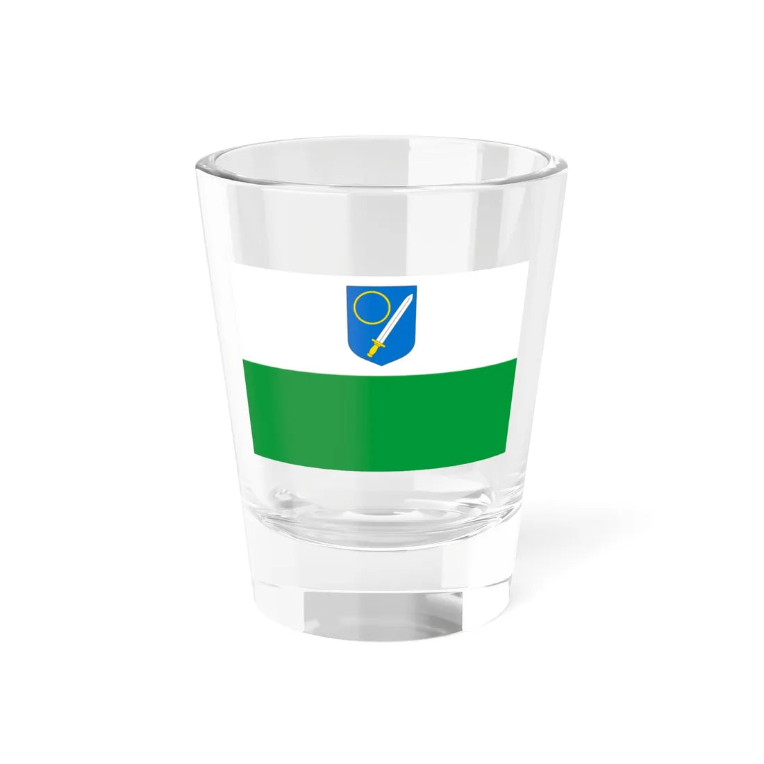 Võrumaa lipp (Estonia) Shot Glass 1.5oz 1.5oz - Go Mug Yourself