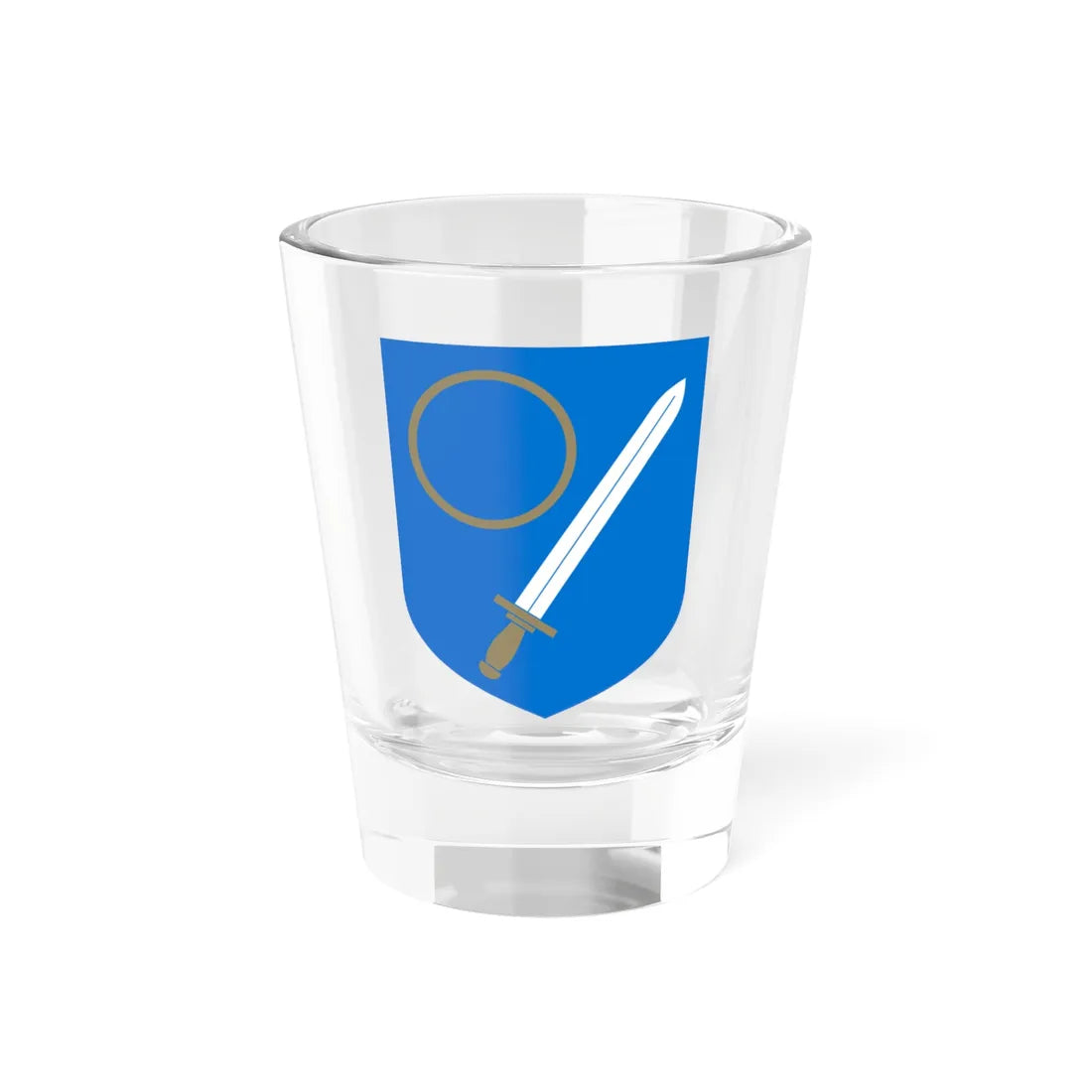 Võrumaa vapp (Estonia) (Coat of Arms) Shot Glass 1.5oz 1.5oz - Go Mug Yourself