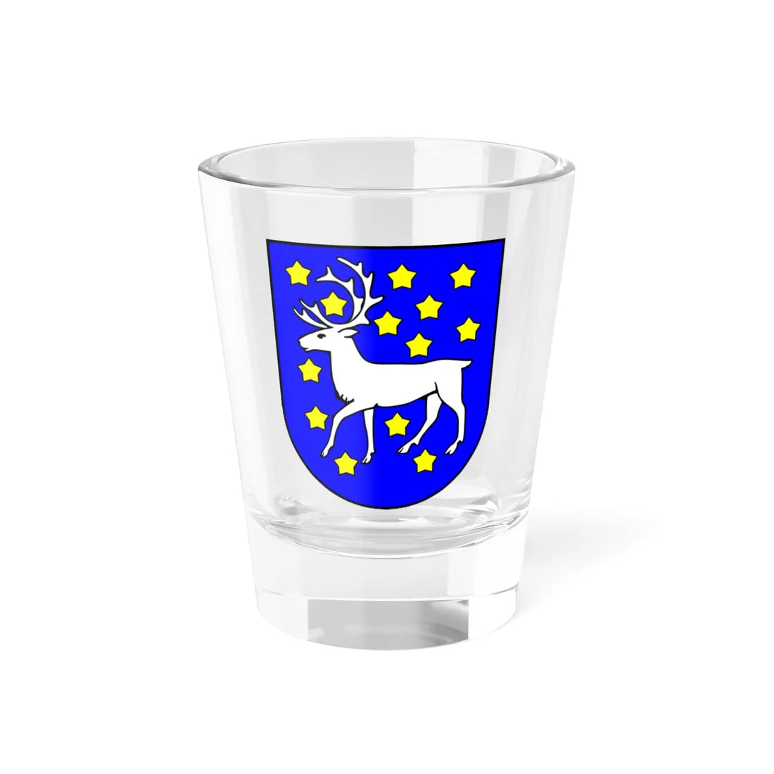 Västerbotten coat of arms (Sweden) (Coat of Arms) Shot Glass 1.5oz 1.5oz - Go Mug Yourself