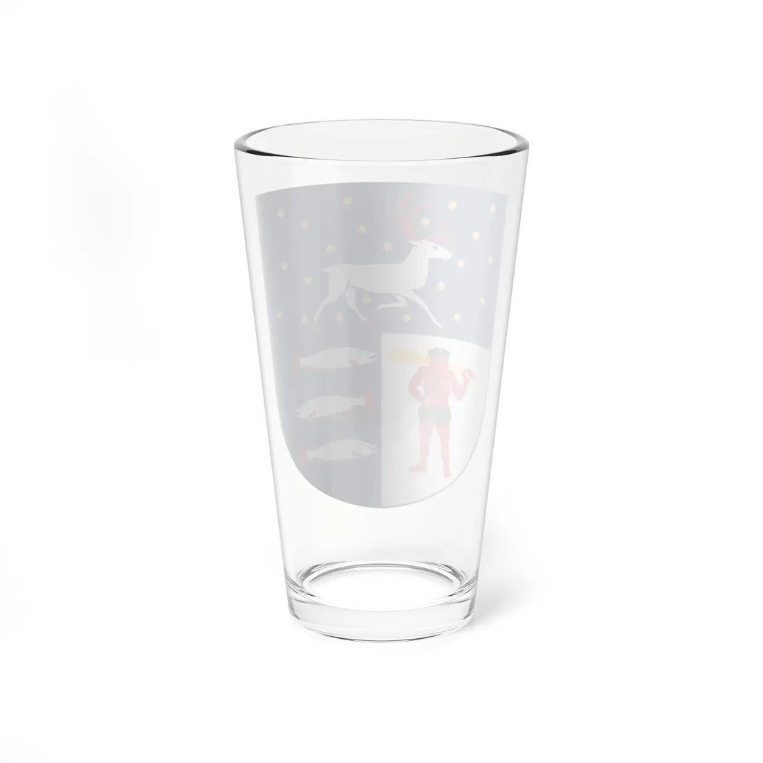 Västerbotten län vapen (Sweden) (Coat of Arms) Pint Glass 16oz - Go Mug Yourself