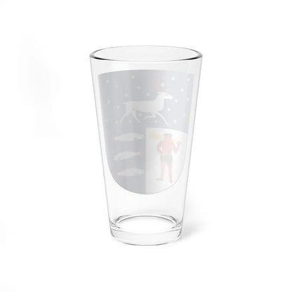 Västerbotten län vapen (Sweden) (Coat of Arms) Pint Glass 16oz - Go Mug Yourself