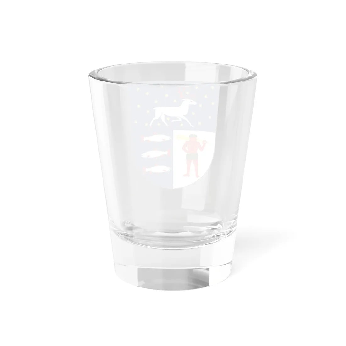 Västerbotten län vapen (Sweden) (Coat of Arms) Shot Glass 1.5oz - Go Mug Yourself