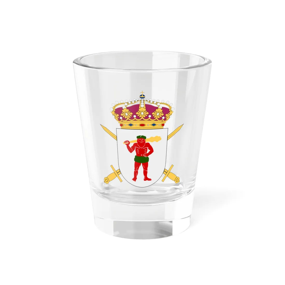 Västerbottensgruppen vapen (Sweden) (Coat of Arms) Shot Glass 1.5oz 1.5oz - Go Mug Yourself
