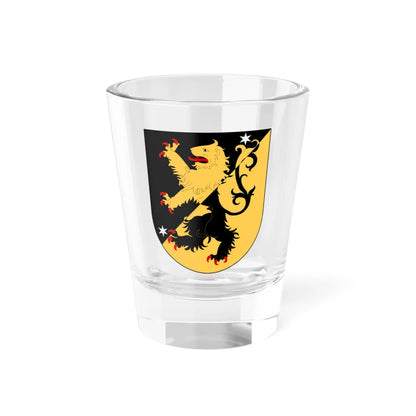 Västergötland vapen (Sweden) (Coat of Arms) Shot Glass 1.5oz 1.5oz - Go Mug Yourself