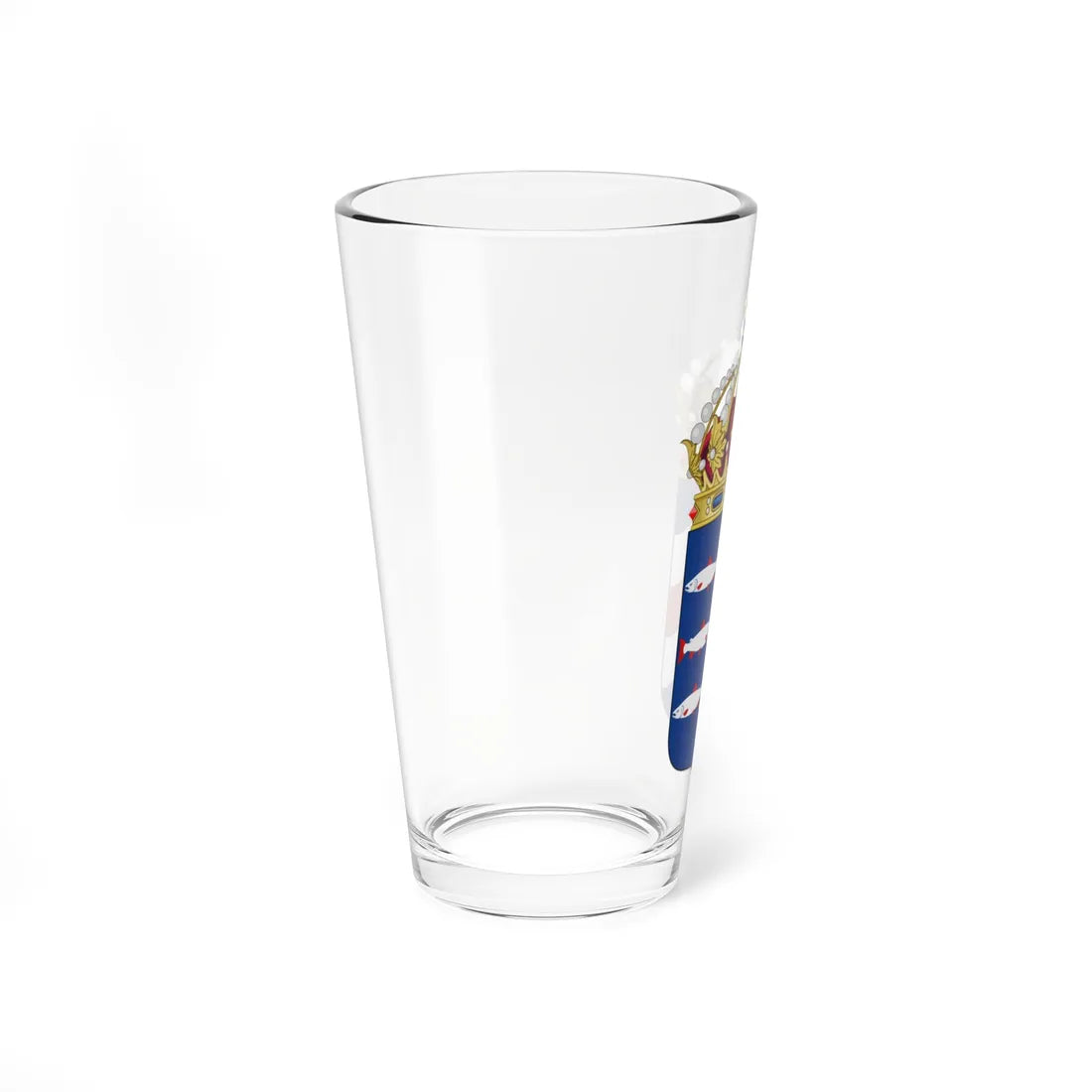 Västernorrlands läns vapen crowned (Sweden) (Coat of Arms) Pint Glass 16oz - Go Mug Yourself