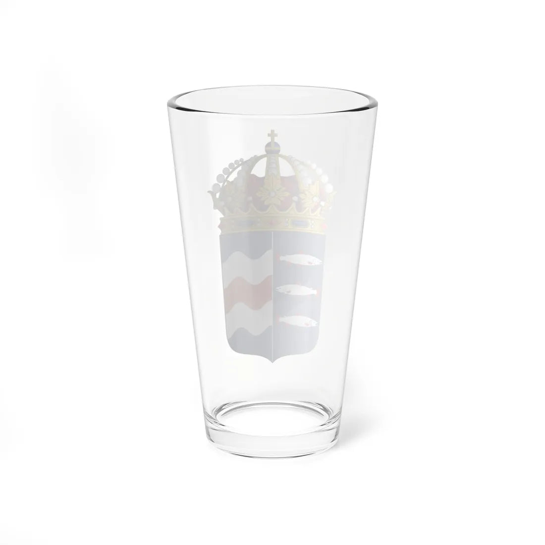 Västernorrlands läns vapen crowned (Sweden) (Coat of Arms) Pint Glass 16oz - Go Mug Yourself