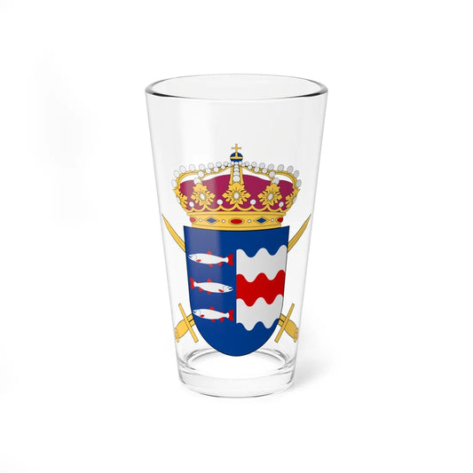 Västernorrlandsgruppen vapen (Sweden) (Coat of Arms) Pint Glass 16oz 16oz - Go Mug Yourself