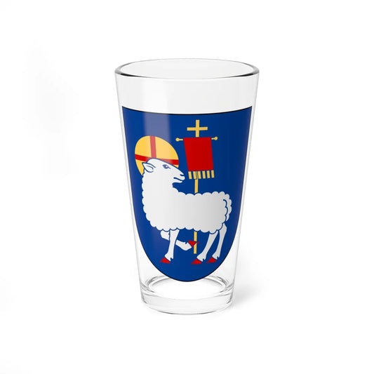 Västerås stift vapen (Sweden) (Coat of Arms) Pint Glass 16oz 16oz - Go Mug Yourself