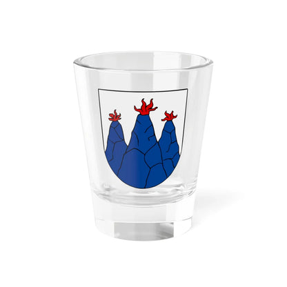Västmanland coat of arms (Sweden) (Coat of Arms) Shot Glass 1.5oz 1.5oz - Go Mug Yourself