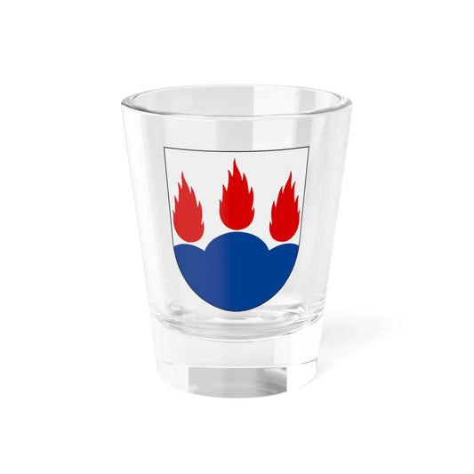 Västmanland vapen (Sweden) (Coat of Arms) Shot Glass 1.5oz 1.5oz - Go Mug Yourself