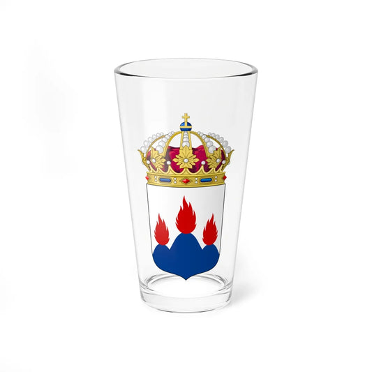 Västmanlands läns vapen (Sweden) (Coat of Arms) Pint Glass 16oz 16oz - Go Mug Yourself