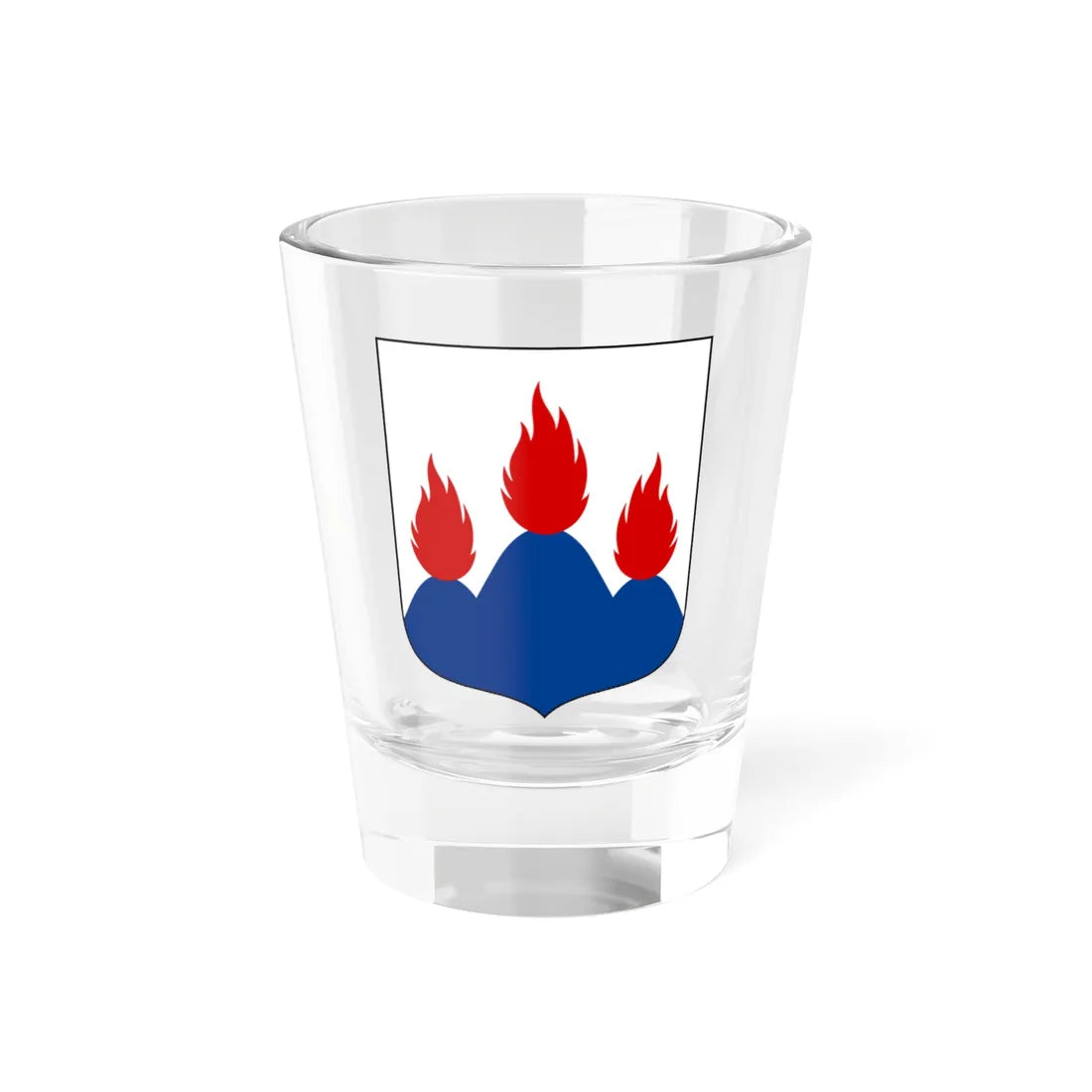 Västmanlands vapen (Sweden) (Coat of Arms) Shot Glass 1.5oz 1.5oz - Go Mug Yourself