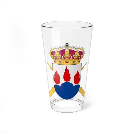 Västmanlandsgruppen vapen (Sweden) (Coat of Arms) Pint Glass 16oz 16oz - Go Mug Yourself