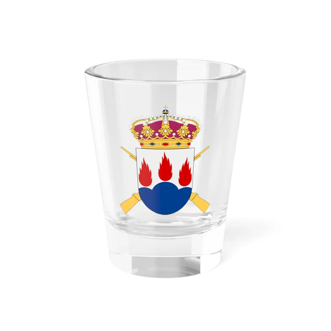 Västmanlandsgruppen vapen (Sweden) (Coat of Arms) Shot Glass 1.5oz 1.5oz - Go Mug Yourself
