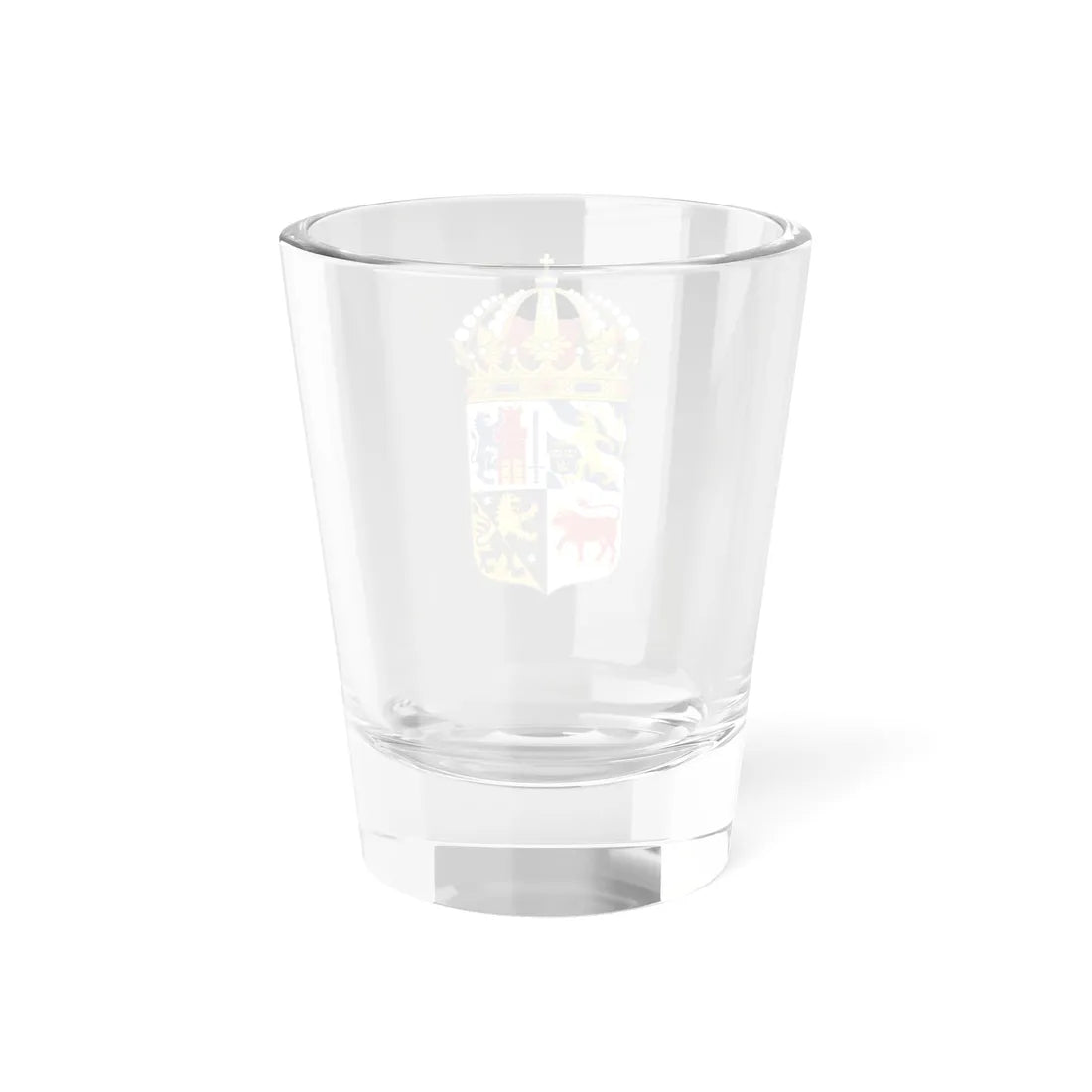 Västra Götalands läns vapen crowned (Sweden) (Coat of Arms) Shot Glass 1.5oz - Go Mug Yourself