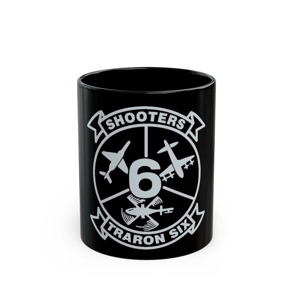 VT 6 TRARON VT6 Shooters (U.S. Navy) Black Coffee Mug-11oz-Go Mug Yourself