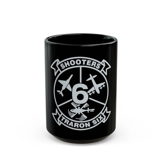 VT 6 TRARON VT6 Shooters (U.S. Navy) Black Coffee Mug-15oz-Go Mug Yourself