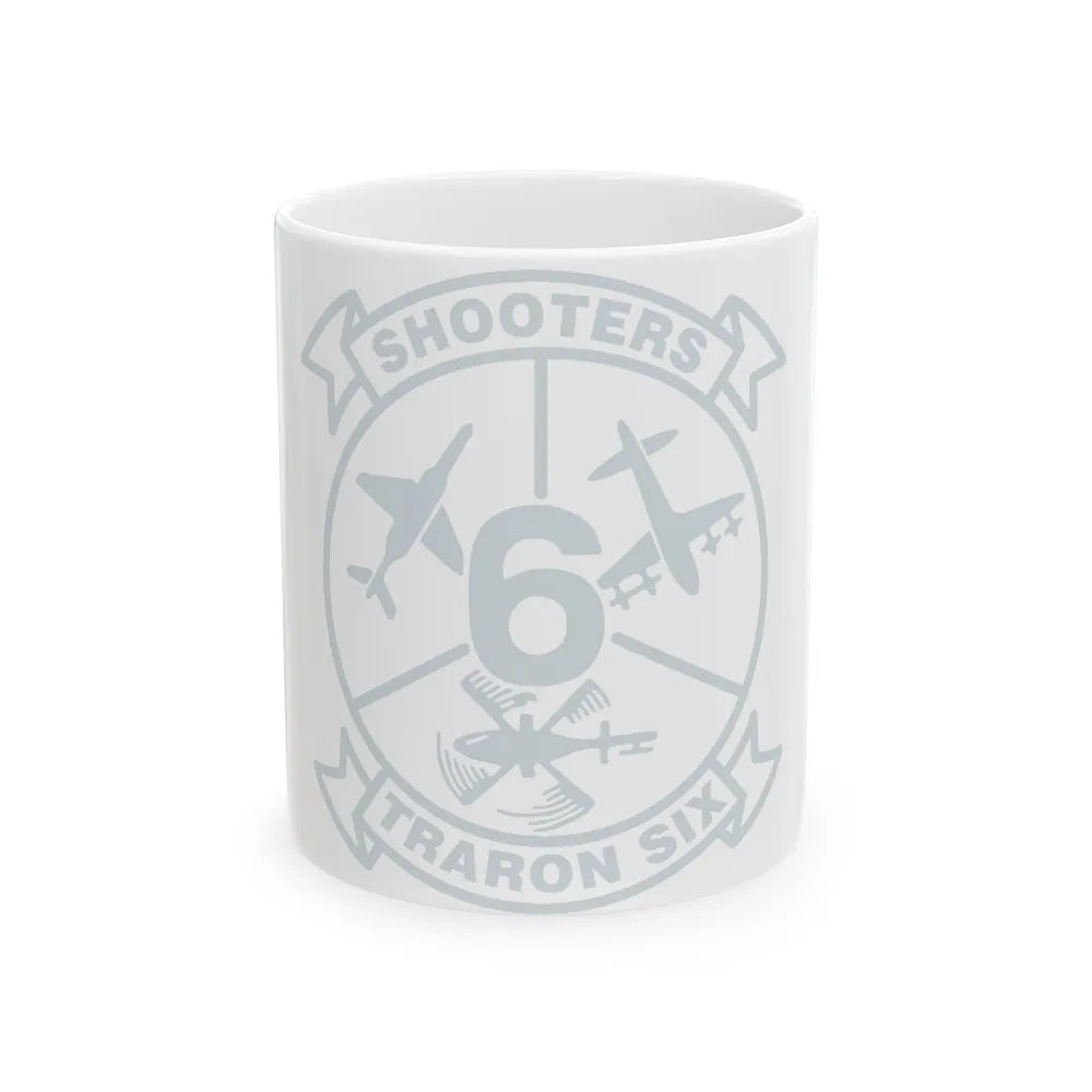 VT 6 TRARON VT6 Shooters (U.S. Navy) White Coffee Mug-11oz-Go Mug Yourself