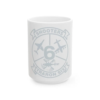 VT 6 TRARON VT6 Shooters (U.S. Navy) White Coffee Mug-15oz-Go Mug Yourself